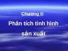 Chương II:  Phân tích tình hình sản xuất và giá trị sản xuất