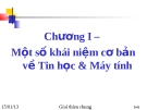 Tổng quan phần cứng máy tính