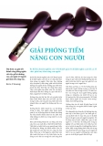 GIẢI PHÓNG TIỀM NĂNG CON NGƯỜI