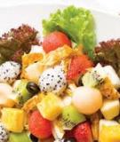 Salad trái cây gà xốt Ý