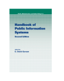 Handbook of Public Information Systems Second Edition