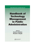 Handbook of Technology Management in Public Administration