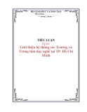 TIỂU LUẬN:   Giới thiệu hệ thống các Trường và Trung tâm dạy nghề tại TP. Hồ Chí Minh