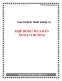  Giáo trình: Kỹ thuật Ngiệp vụ ngoại thương