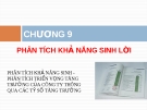 CHƯƠNG 9 PHÂN TÍCH KHẢ NĂNG SINH LỜI