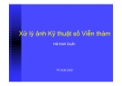 Xử lý ảnh Kỹ thuật số Viễn thám