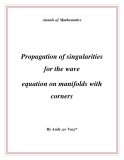 Đề tài " Propagation of singularities for the wave equation on manifolds with corners "