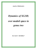 Đề tài "  Dynamics of SL2(R) over moduli space in genus two "