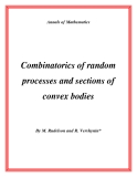 Đề tài " Combinatorics of random processes and sections of convex bodies "