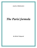 Đề tài " The Parisi formula "