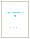 Đề tài "  Serre’s conjecture over F9 "