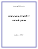 Đề tài "Non-quasi-projective moduli spaces "