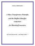 Đề tài " A Mass Transference Principle and the Duffin-Schaeffer conjecture for Hausdorff measures "