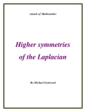 Đề tài "Higher symmetries of the Laplacian "