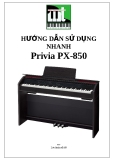 Hướng dẫn sử dụng nhanh piano PX850