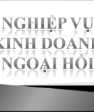 Bài giảng Nghiệp vụ kinh doanh ngoại hối