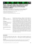 Báo cáo khoa học: Novel L-amino acid oxidase with antibacterial activity against methicillin-resistant Staphylococcus aureus isolated from epidermal mucus of the ﬂounder Platichthys stellatus