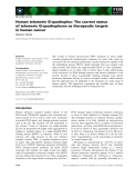 Báo cáo khoa học: Human telomeric G-quadruplex: The current status of telomeric G-quadruplexes as therapeutic targets in human cancer