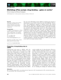 Báo cáo khoa học: Multidrug efﬂux pumps: drug binding – gates or cavity? Emily Crowley and Richard Callaghan