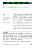 Báo cáo khoa học: The oleic acid complexes of proteolytic fragments of a-lactalbumin display apoptotic activity