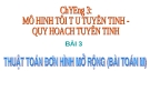 Thuật toán mô hình mở rộng