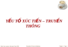 YẾU TỐ XÚC TIẾN – TRUYỀN THÔNG