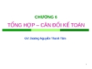 CHƯƠNG 6:  TỔNG HỢP – CÂN ĐỐI KẾ TOÁN