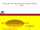 Hệ quản trị CDSL ORACLE - Chương 2: Ngôn ngữ thủ tục PL/SQL