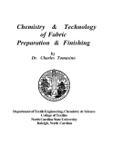 Chemistry & Technology of Fabric Preparation & Finishing