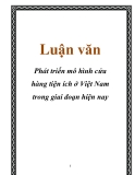 Luận văn: Phát triển mô hình cửa hàng tiện ích ở Việt Nam trong giai đoạn hiện nay