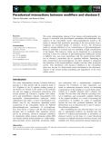 Báo cáo khoa học: Paradoxical interactions between modiﬁers and elastase-2 Patricia Schenker and Antonio Baici