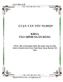 Luận văn:  Một số giải pháp nhằm đẩy mạnh công tác phát hành và thanh toán thẻ tại Ngân hàng Ngoại thương Việt Nam