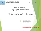 Đề Tài : Kiểm Thử Phần Mềm