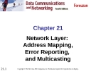 Chapter 21 Network Layer: Address Mapping, Error Reporting, and Multicasting