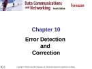 Chương 10: Error Detection and Correction