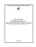 Hệ thống Ngân hàng và các Ngân hàng Thương mại Cổ phần tại Việt nam