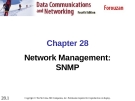 Chapter 28 Network Management: SNMP