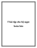 5 bài tập cho bộ ngực hoàn hảo