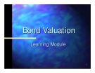 Bond Valuation