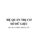 TÀI LIỆU HỆ QUẢN TRỊ CƠ SỞ DỮ LIỆU