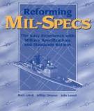 Reforming Mil-Specs - The Navy Experience with Military Specifications and Standards Reform