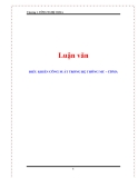 Luận văn: ĐIỀU KHIỂN CÔNG SUẤT TRONG HỆ THỐNG MC – CDMA