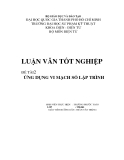 LUẬN VĂN:ỨNG DỤNG VI MẠCH SỐ LẬP TRÌNH