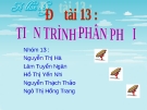 Tiến trình phân phối