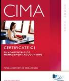 C01 - Fundamentals of Management Accounting (2011 syllabus)  A guide for students