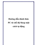 Hướng dẫn đánh thức PC từ chế độ Sleep một cách tự động