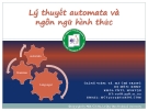 Lý thuyết automata và ngôn ngữ hình thức - Bài 2