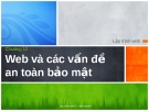 Web và các vấn đề an toàn bảo mật