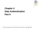 Data Authentication Part II 