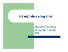 Hệ mật khóa công khai